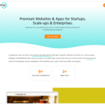 {"en":"The image shows a section of a website offering premium websites and apps for startups, scale-ups, and enterprises. The header includes the text "Premium Websites & Apps for Startups, Scale-ups & Enterprises." There is a button labeled "GET A FREE QUOTE." Below, there is additional text highlighting services like web design, software development, and mobile app development. It mentions over 9,000 completed tasks and over 3,000 happy clients. The background is a gradient from light blue to white, and there is a partial view of a computer screen at the bottom.","de":"Das Bild zeigt einen Abschnitt einer Website, die Premium-Websites und Apps fu00fcr Startups, Scale-ups und Unternehmen anbietet. Die u00dcberschrift enthu00e4lt den Text "Premium Websites & Apps for Startups, Scale-ups & Enterprises." Es gibt einen Button mit der Aufschrift "GET A FREE QUOTE." Darunter wird auf Dienstleistungen wie Webdesign, Softwareentwicklung und Mobile-App-Entwicklung hingewiesen. Es werden u00fcber 9.000 abgeschlossene Aufgaben und u00fcber 3.000 zufriedene Kunden erwu00e4hnt. Der Hintergrund ist ein Farbverlauf von Hellblau zu Weiu00df, und am unteren Rand ist ein teilweiser Ausschnitt eines Computerbildschirms zu sehen."}